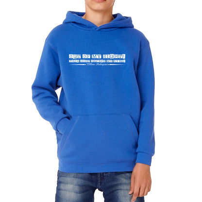 Out Of My Sight! Thou Dost Infect My Eyes Kids Hoodie