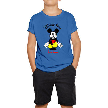 Personalised Disney Mickey Mouse Yoga T Shirt