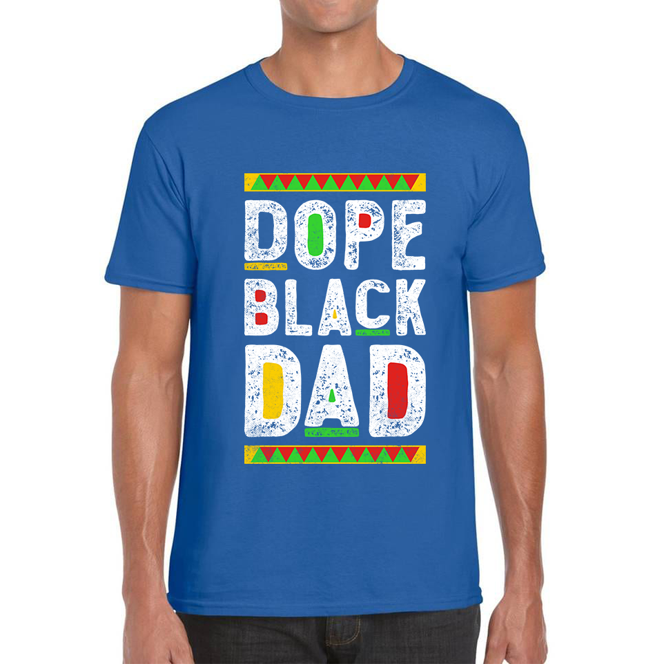 Dope Black Dad Fathers Day Life Lessons Learnings Mens Tee Top