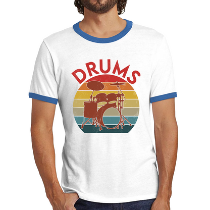 Adults Drum Equipment Ringer Shirt