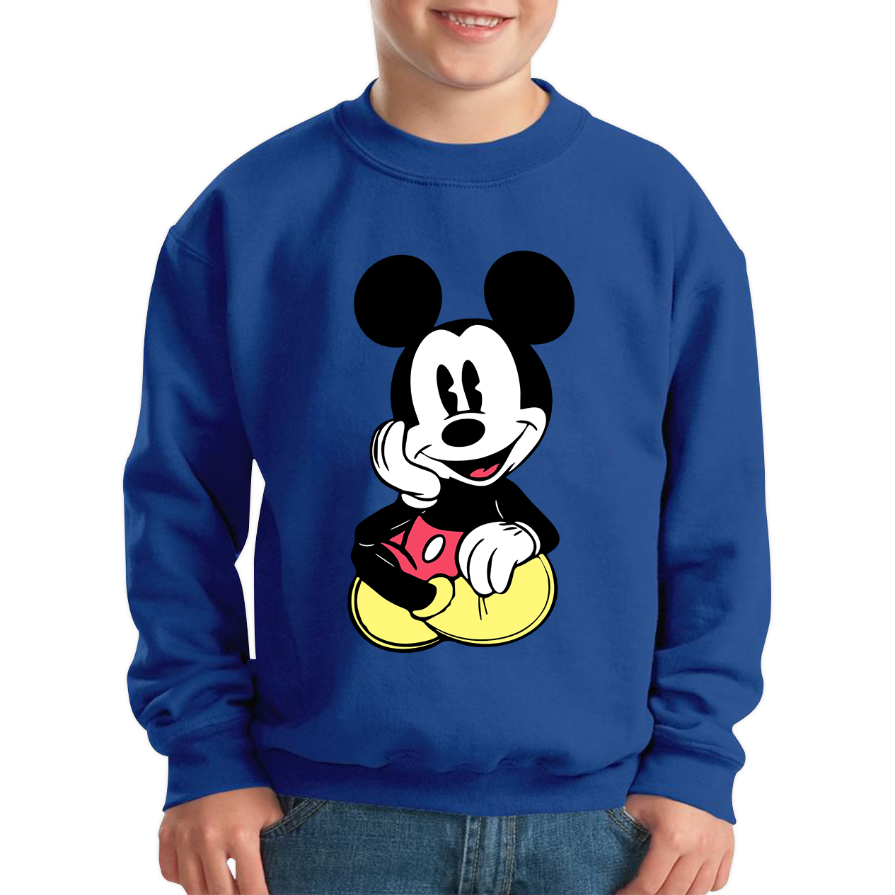Disney Mickey Mouse Cute And Happy Cartoon Character Disney World Walt Disney Kids Jumper