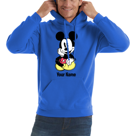 Personalised Disney Mickey Mouse Your Name Cartoon Character Disney World Walt Disney Unisex Hoodie