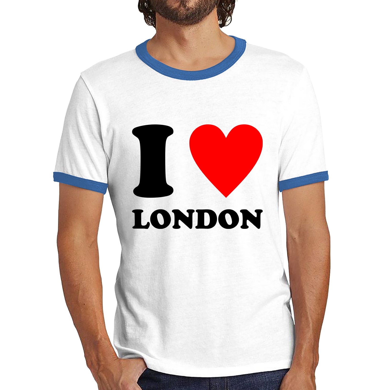 I Love London Capital of England Country Love Souvenir Great Britain Ringer T Shirt