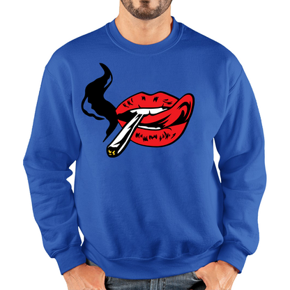 Sexy Lips Smoking Sweatshirt