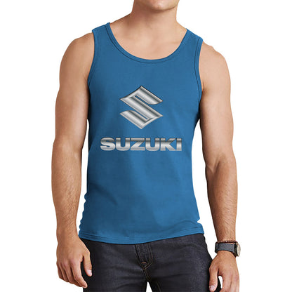 Suzuki Motorcycle Logo Dynamic Riding Suzuki Motorsports Suzuki Motorcycle Motocross Bike Racing Tank Top