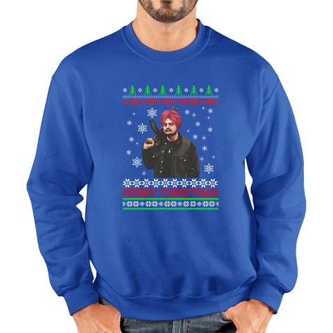 Sidhu Moose Wala Christmas Sweatshirt