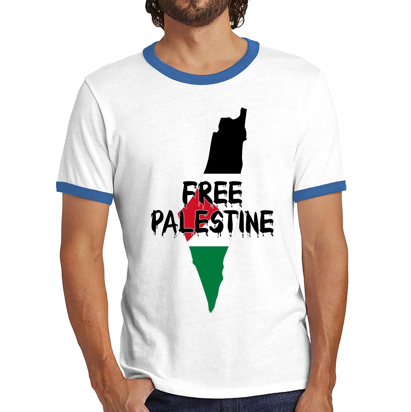Free Palestine Stand With Palestine Muslim Lives Matter End Israeli Occupation Freedom Ringer T Shirt