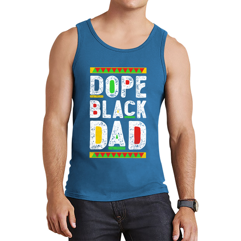 Dope Black Dad Fathers Day Life Lessons Learnings Tank Top