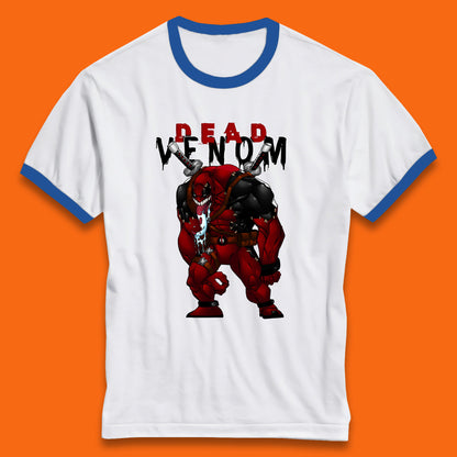 Marvel Contest Of Champions Venompool Marvel Comics Superhero Deadpool Marvel Universe Character Dead Venom Ringer T Shirt
