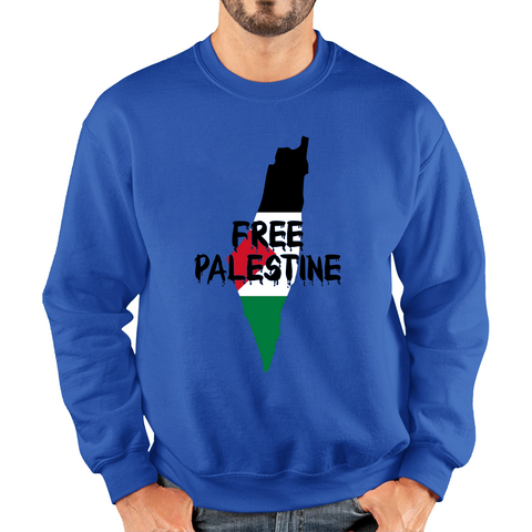 Free Palestine Stand With Palestine Muslim Lives Matter End Israeli Occupation Freedom Unisex Sweatshirt