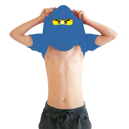 Ask Me About My Ninja Disguise Ninja Eyes Brick Flip Top Ninja Cartoon Karate Martial Arts Ninja Lovers Kids T Shirt