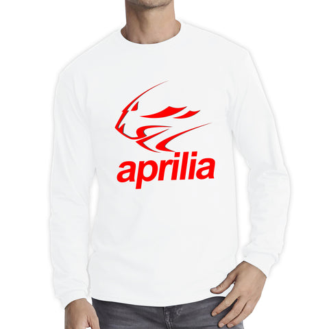 Aprilia Racing Logo Italian Motorcycle And Scooters Aprilia Be A Racer Aprilia Racing Team MotoGP Long Sleeve T Shirt
