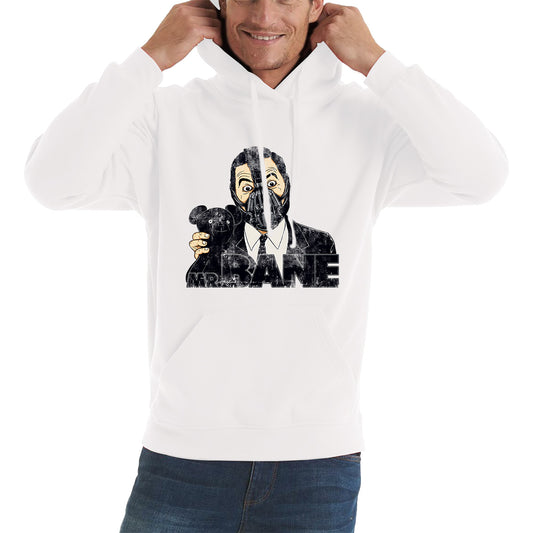 Mr. Bean With Teddy Spoof Mr. Bane Osito Supervillain Metahuman The Man Who Broke The Bat Comic Book Character Unisex Hoodie