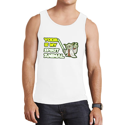 Yoda Is My Spirit Animal Yoda Legendary Jedi Master Disney Star Wars Day 46th Anniversary Tank Top