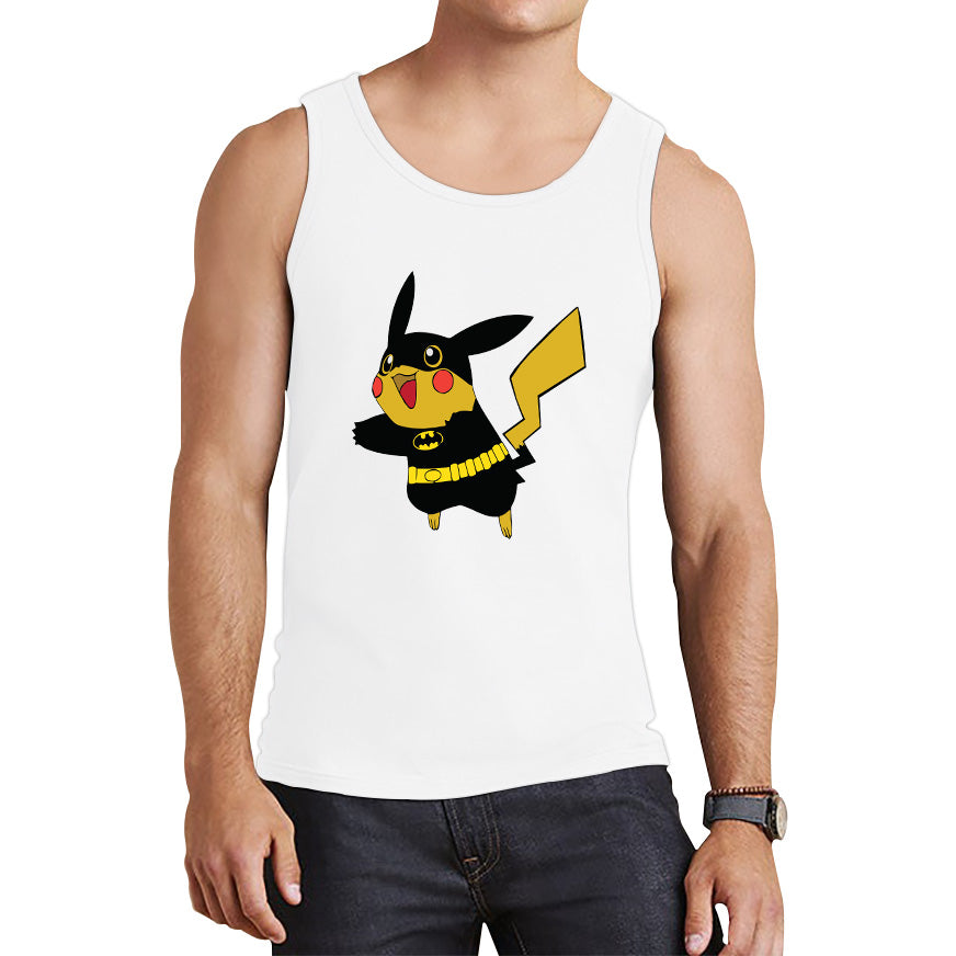 Pokémon Pikachu Batman Dc Comics Pikachu X Batman Mashup Pika-Bat Parody Tank Top