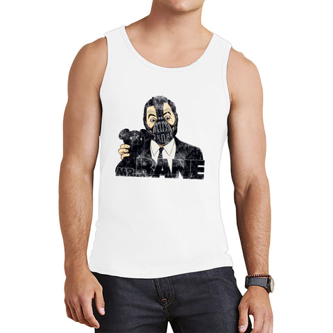 Mr. Bean With Teddy Spoof Mr. Bane Osito Supervillain Metahuman The Man Who Broke The Bat Comic Book Character Tank Top