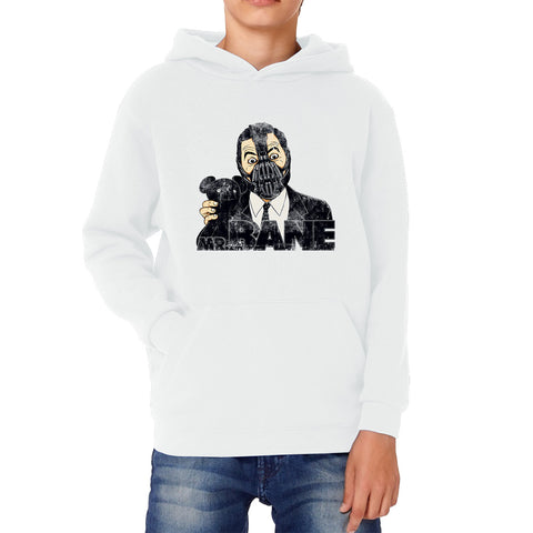 Mr. Bean With Teddy Spoof Mr. Bane Osito Supervillain Metahuman The Man Who Broke The Bat Comic Book Character Kids Hoodie