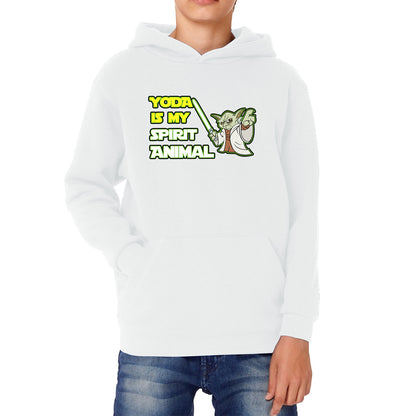Yoda Is My Spirit Animal Yoda Legendary Jedi Master Disney Star Wars Day 46th Anniversary Kids Hoodie