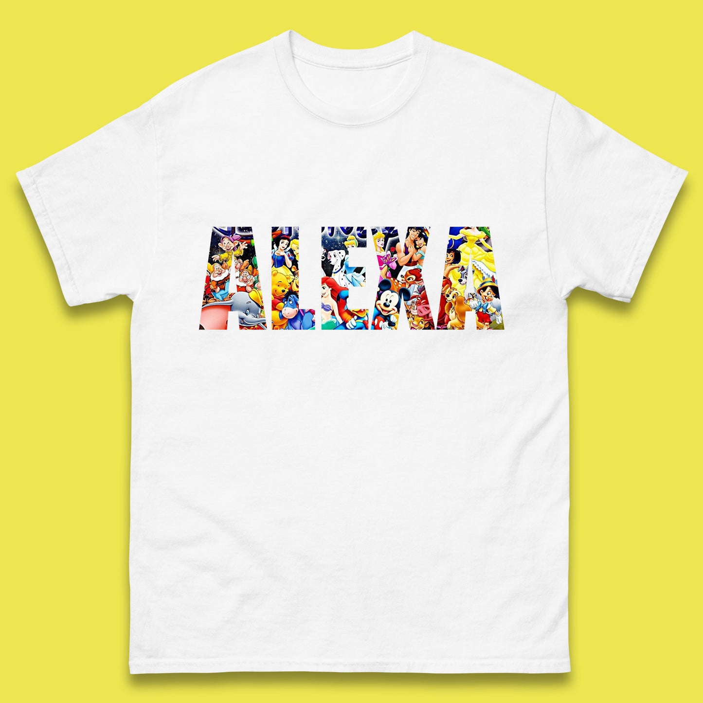 Personalised All Disney Fictional Characters Disney Family Animated Cartoons Movies Characters Disney World Mens Tee Top