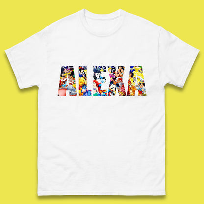 Personalised All Disney Fictional Characters Disney Family Animated Cartoons Movies Characters Disney World Mens Tee Top