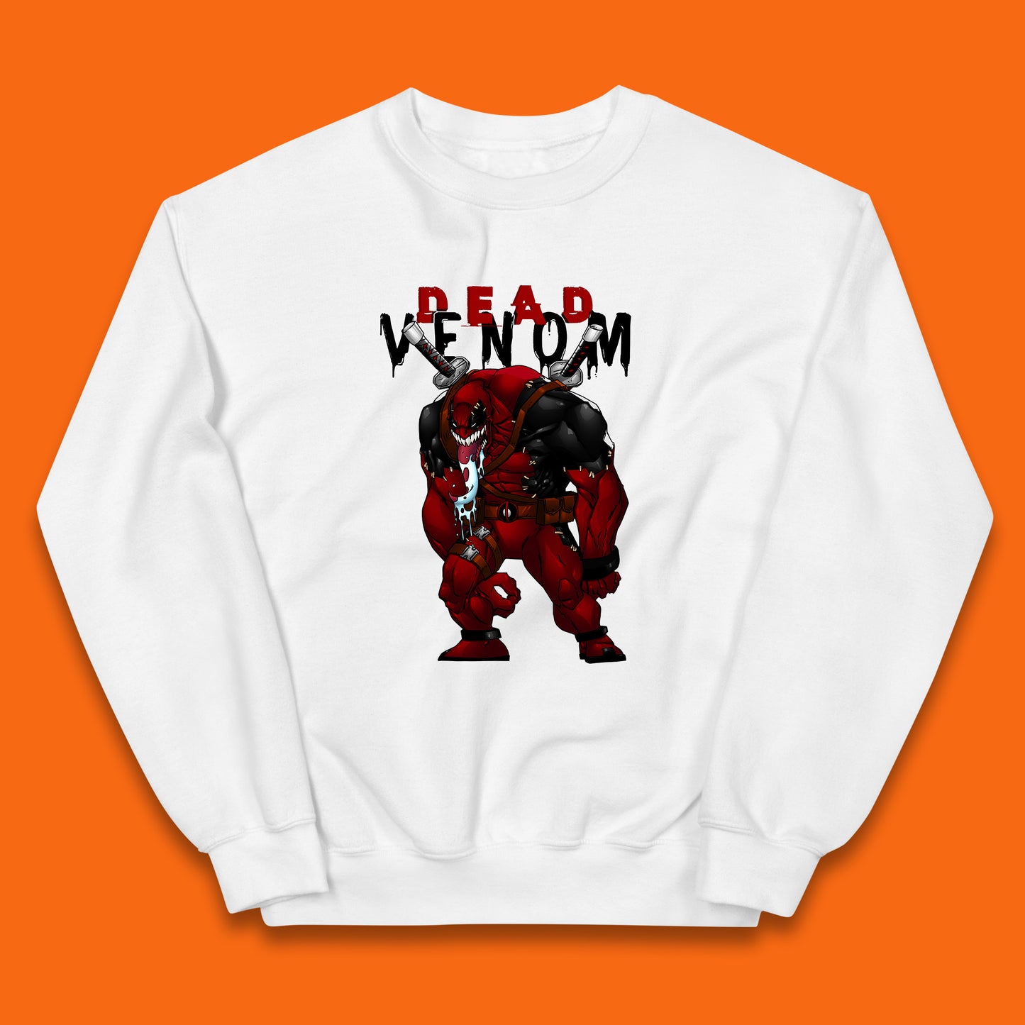 Marvel Contest Of Champions Venompool Marvel Comics Superhero Deadpool Marvel Universe Character Dead Venom Kids Jumper