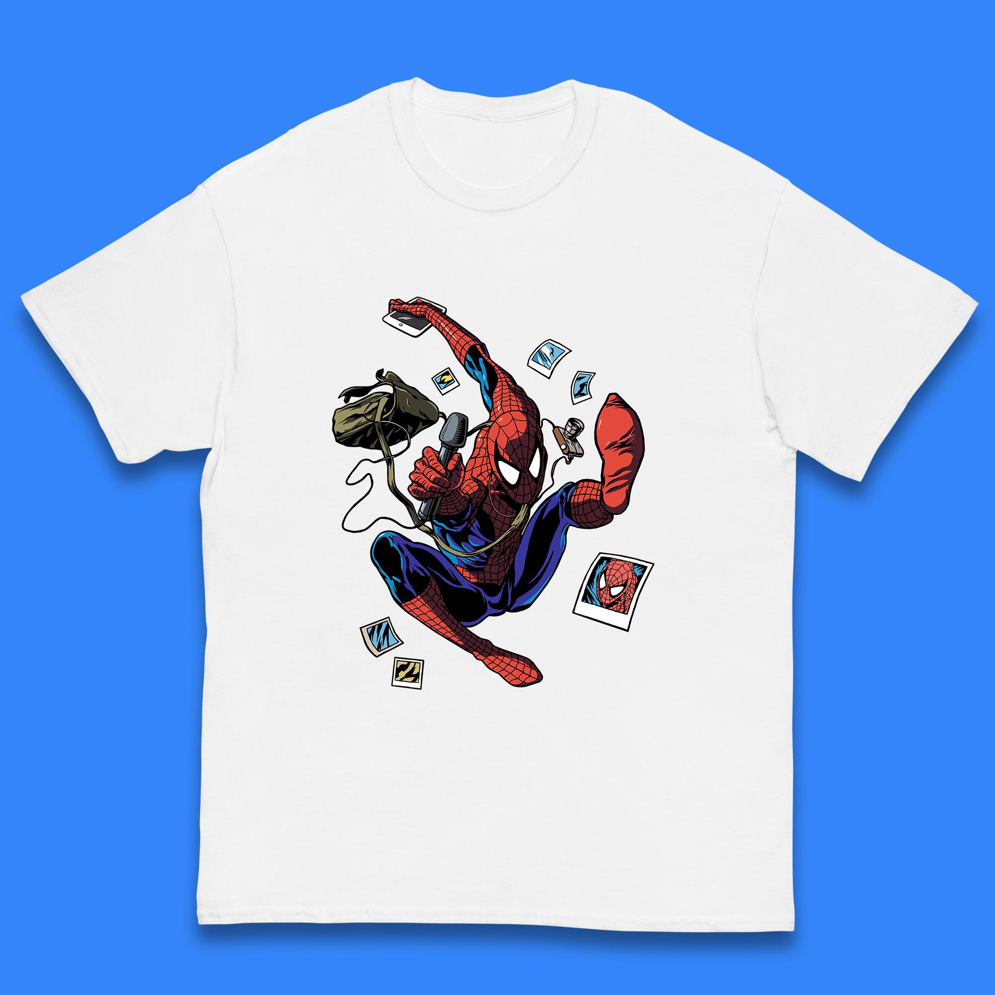 Spider-Man The Animated Series American Superhero Marvel Comics Action Adventure Science Fiction Kids T Shirt