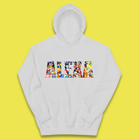 Personalised All Disney Fictional Characters Disney Family Animated Cartoons Movies Characters Disney World Kids Hoodie