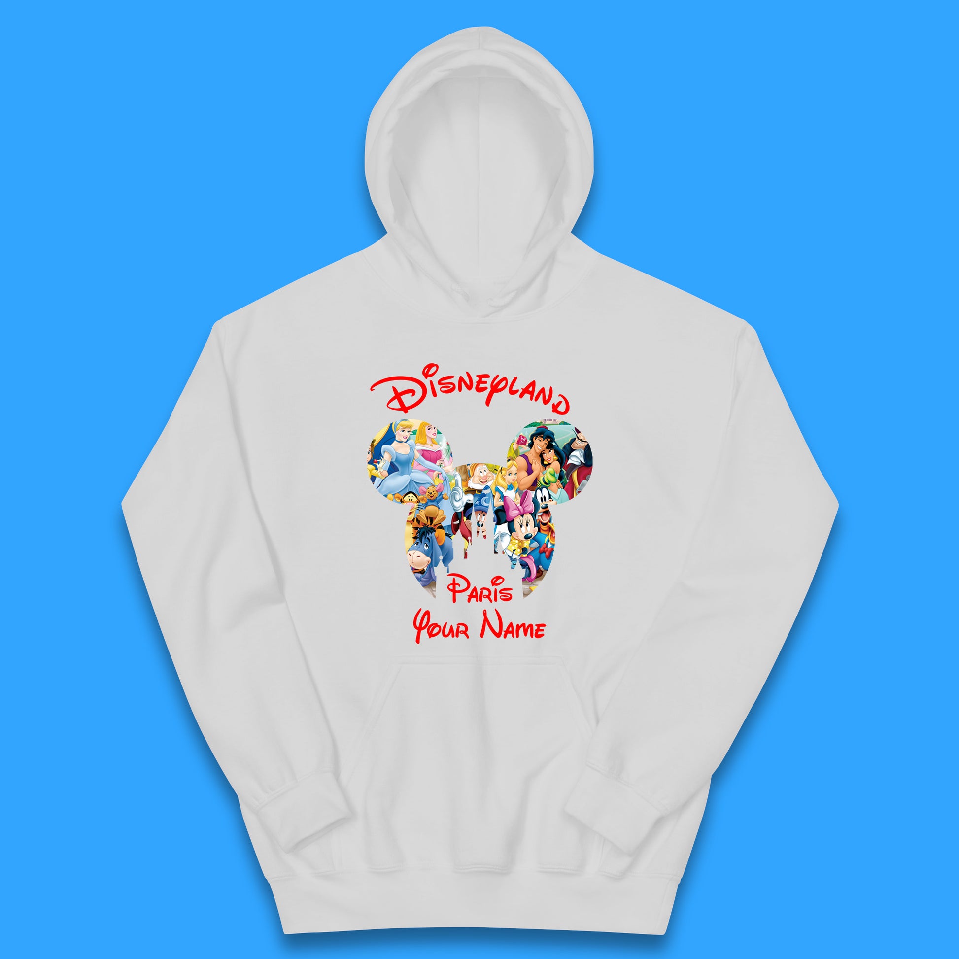 Personalised Disneyland Paris Children's Hoodies