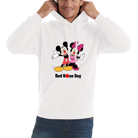 Minnie Mouse and Mickey Mouse Red Nose Day Hoodie