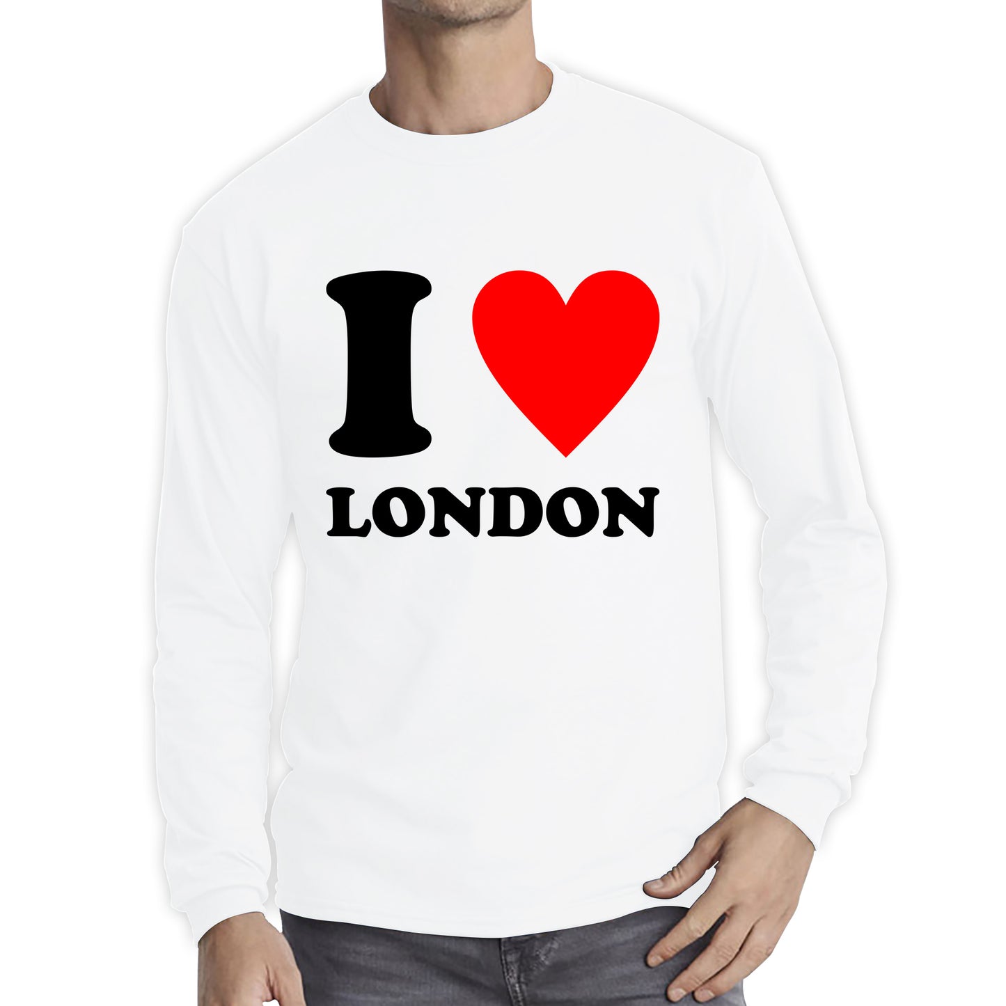 I Love London Capital of England Country Love Souvenir Great Britain Long Sleeve T Shirt