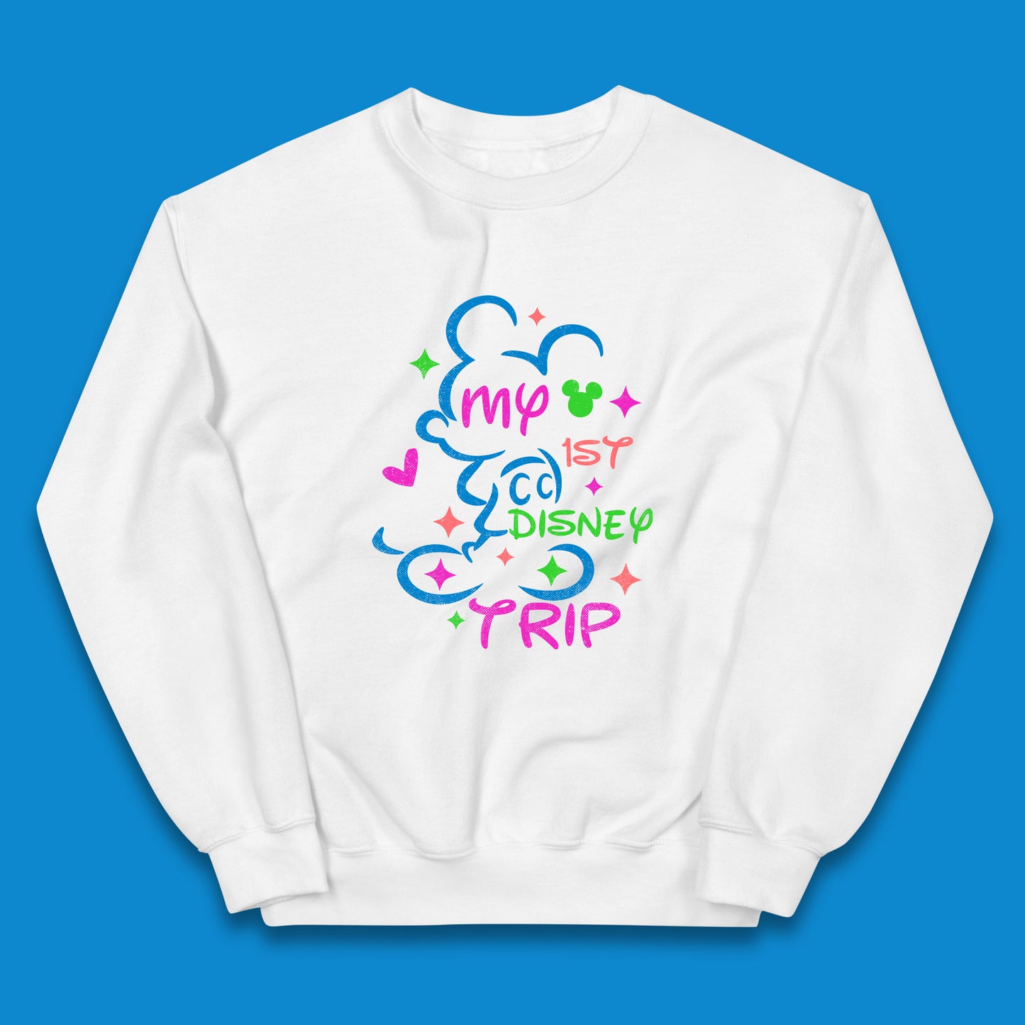 My 1st Disney Trip Disney Mickey Mouse Minnie Mouse Disneyland Trip Vacations Disney World Kids Jumper