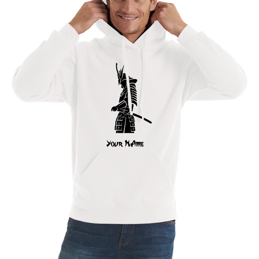Personalised Samurai Your Name Japanese Retro Samurai Warrior Judo Karate MMA Swords Unisex Hoodie