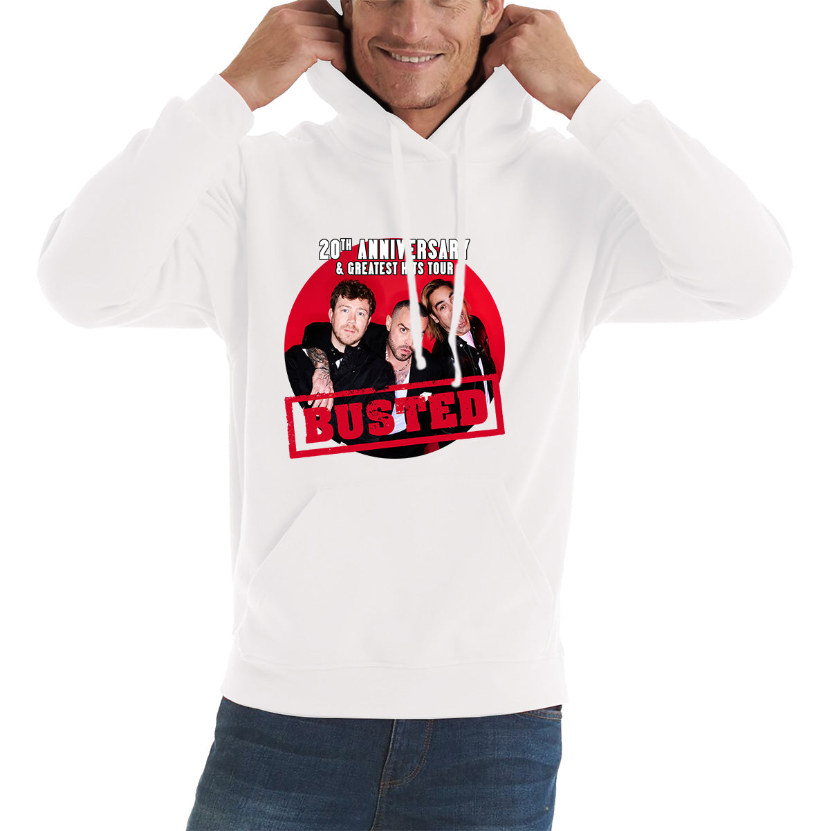Busted Are Back To Celebrate Their 20th Anniversary Musician Band Busted Singers Unisex Hoodie