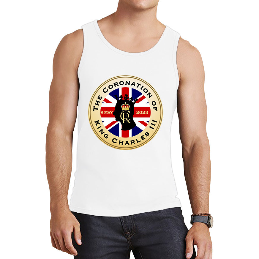 The Coronation Of King Charles III 6th May 2023 CR III Royal Crown United Kingdom Flag Tank Top