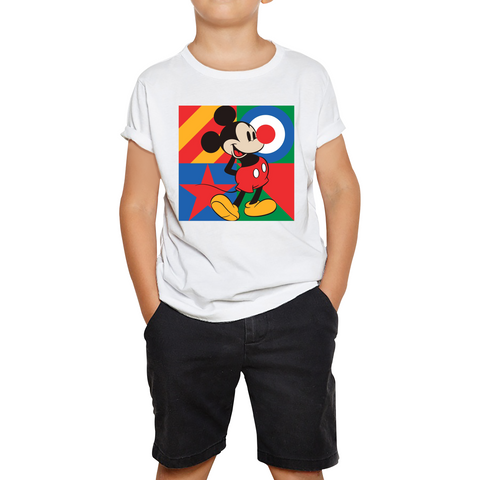 Mickey Mouse Disney Red Nose Day Kids T Shirt. 50% Goes To Charity