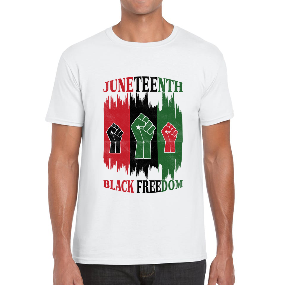 Juneteenth Black Freedom Black Lives Matter Black Pride Mens Tee Top