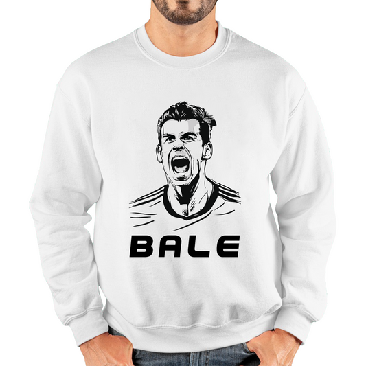 Football Player Retro Style Portrait Soccer Player Welsh Former Professional Footballer Sports Champion Unisex Sweatshirt