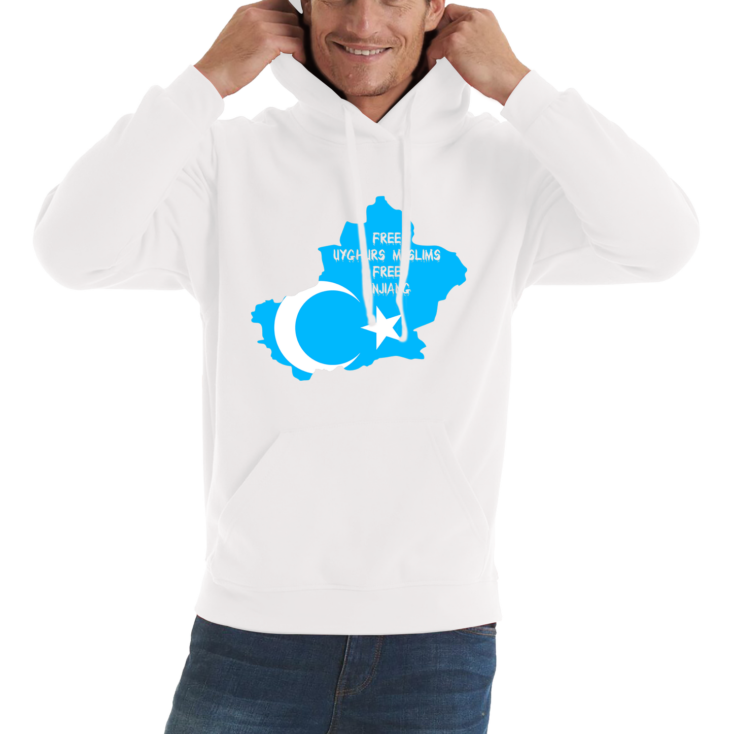 Free Uyghurs Muslims Free Xinjiang Freedom For Uyghurs Turkestan Hoodie