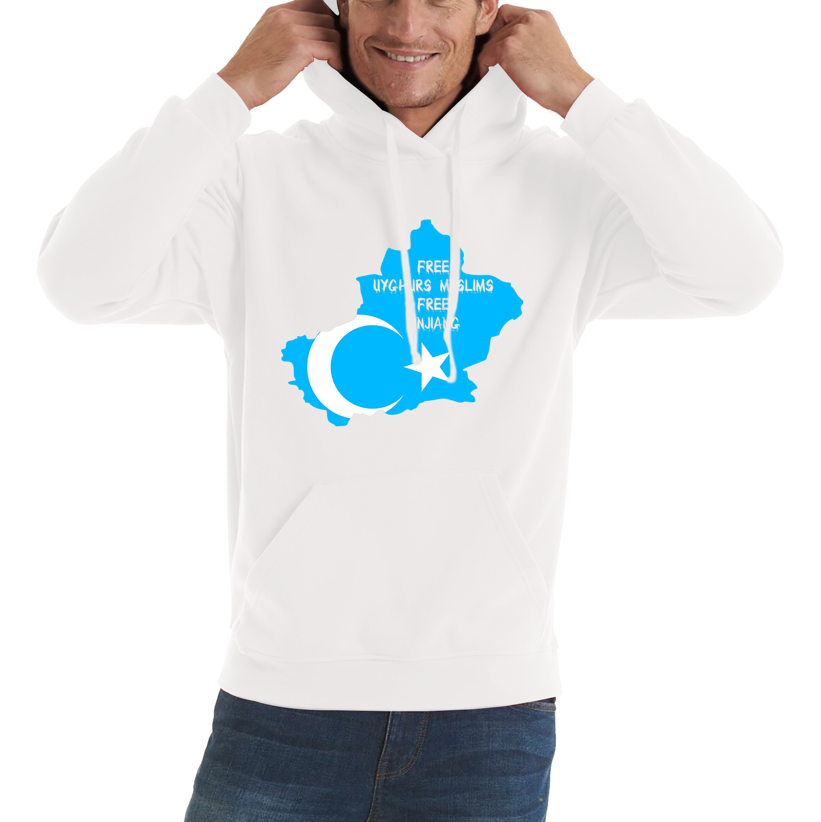 Free Uyghurs Muslims Free Xinjiang Freedom For Uyghurs Turkestan Hoodie