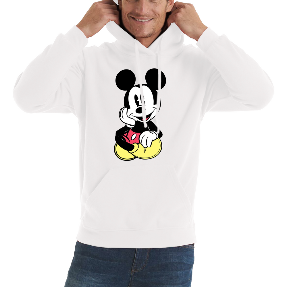 Disney Mickey Mouse Cute And Happy Cartoon Character Disney World Walt Disney Unisex Hoodie