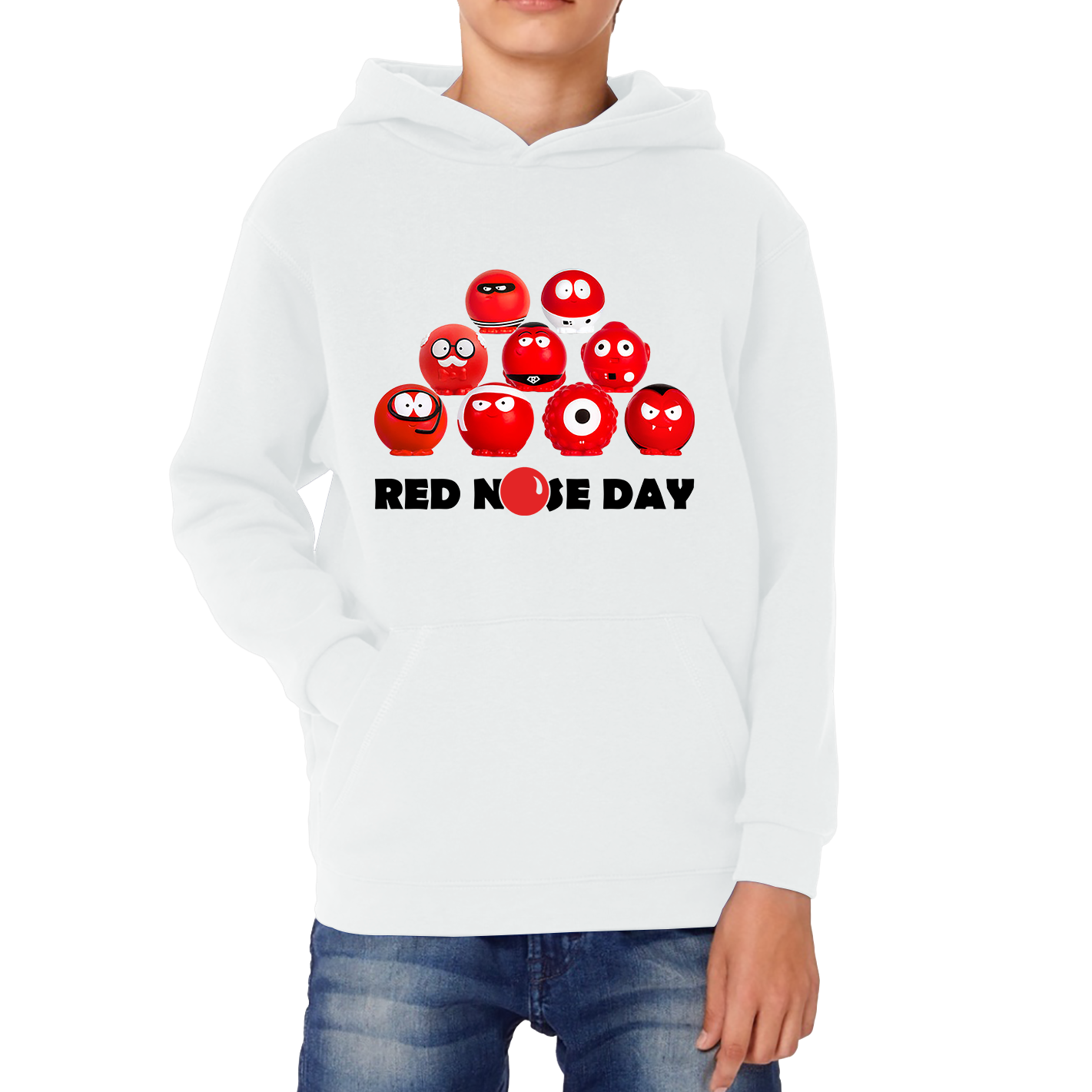 Red Nose Day Comic Relief Noses Hoodie