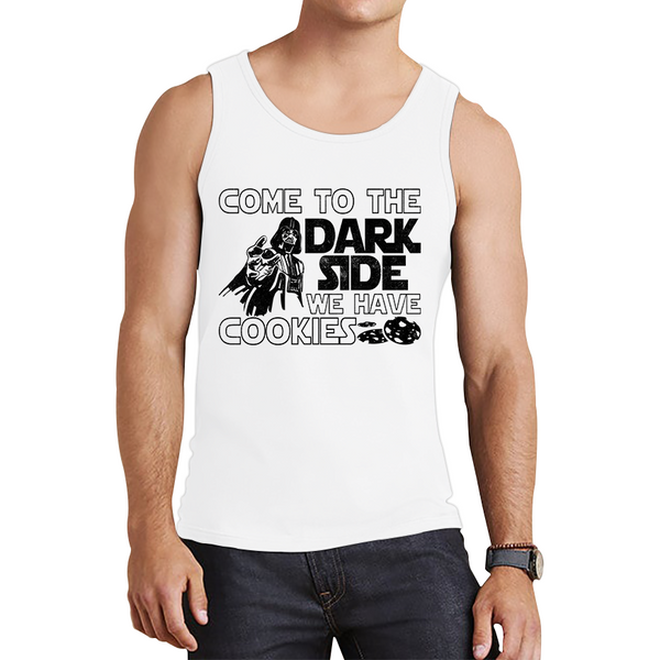 Come To The Dark Side We Have Cookies Disney Star Wars Quote Darth Vader Galaxy's Edge Tank Top