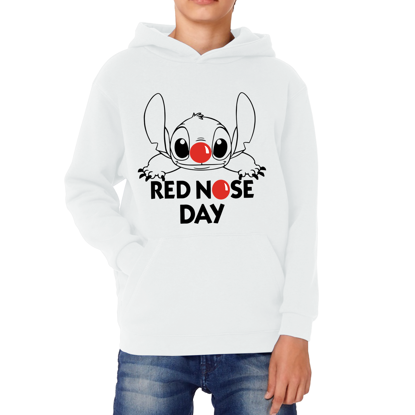 Red Nose Day Stitch Hoodie 