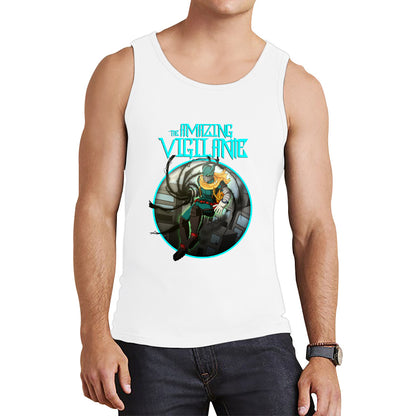 The Amazing Vigilant out of the Dark hole Vintage Graphic Cartoon Series Tank Top