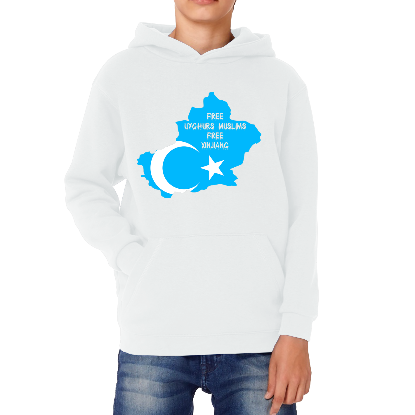 Free Uyghurs Muslims Free Xinjiang Freedom For Uyghurs Turkestan Hoodie