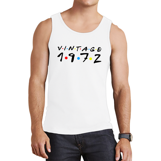 Personalised Vintage Your Custom Birthday Year Friends Spoof Funny Birthday Tank Top