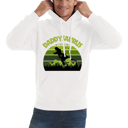 Daddy Dinosaurs Fathers Day Hoodie