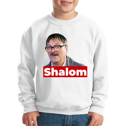 Shalom Jackie Friday Night Dinner Funny Gift Retro Kids Jumper