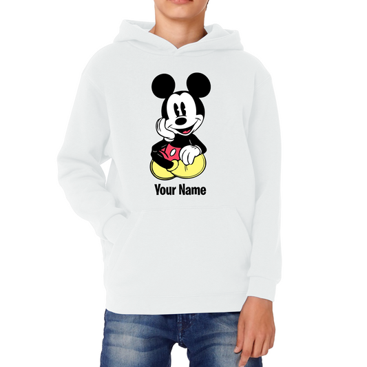 Personalised Disney Mickey Mouse Your Name Cartoon Character Disney World Walt Disney Kids Hoodie