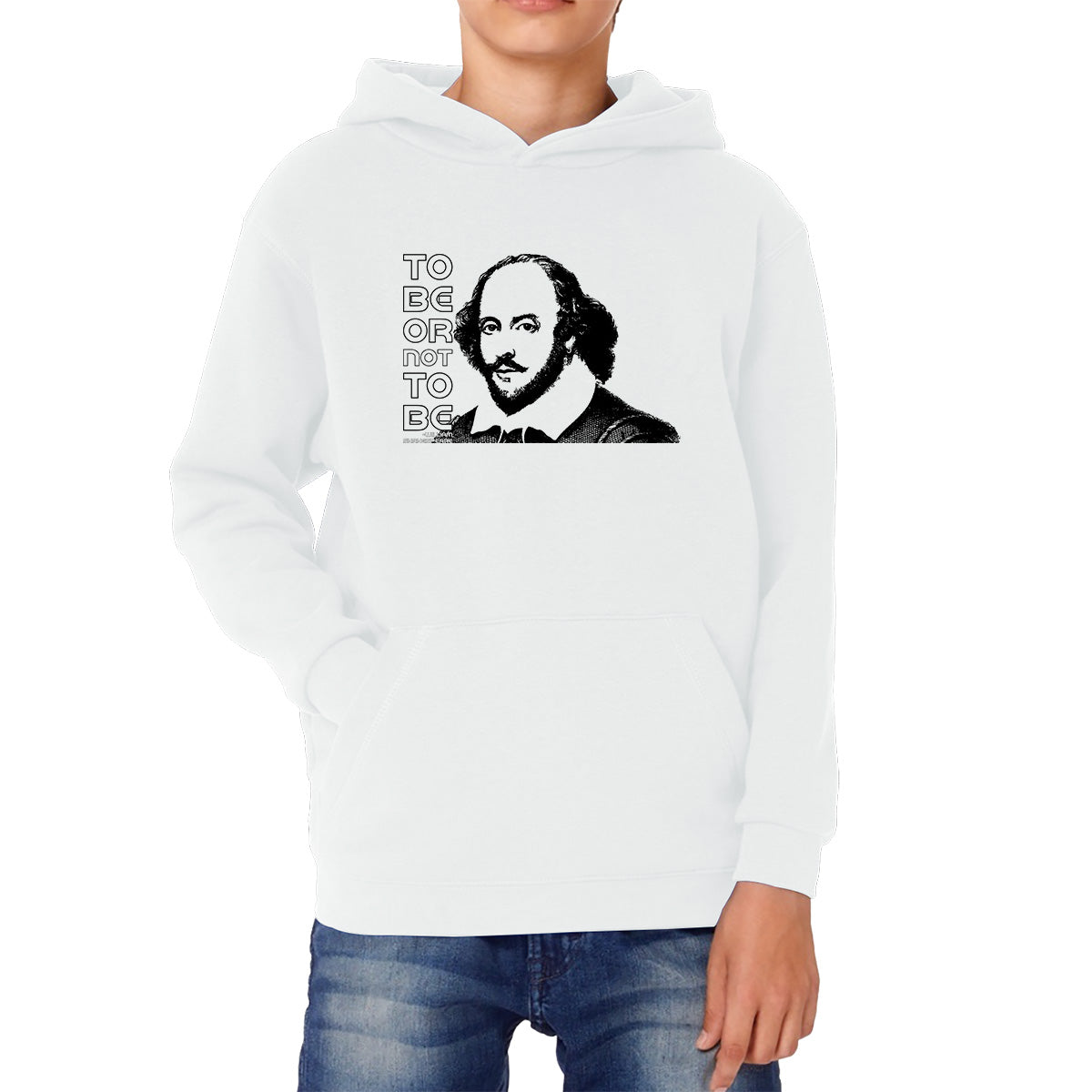To Be Or Not To Be Book By William Shakespeare Quote National Shakespeare Day Kids Hoodie